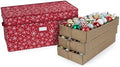 Covermates Adjustable Ornament Storage Box, 25.5" W x 13" D x 12.5" H