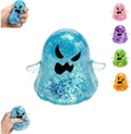 Halloween Spooky Super Soft Stress Balls | Squishy Sensory Squeeze Toy Relief Fidget Gift for Women Men Horror Holiday & Birthday Gift Party Favor(Blue)