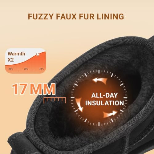 DREAM PAIRS Women's Outdoor Winter Ankle Boots