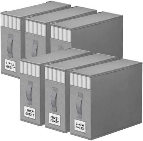 StorageTastic Bed Sheet Closet Organizers and Storage Under Bed Storage