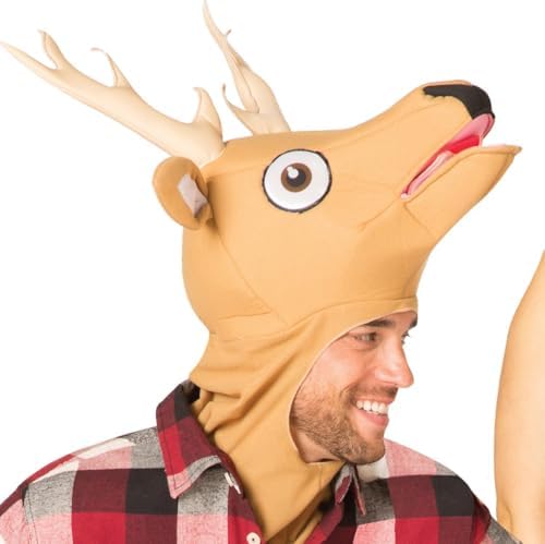 Deer in Headlights Couple Halloween Costume, Women and Men, Adult Plus Size, L-XL
