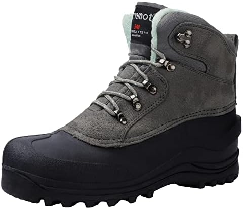 riemot Waterproof Insulated Winter Snow Boots for Men and Women