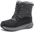 Spesoul Snow Boots for Men Winter Boots Warm Wide Waterproof Lightweight