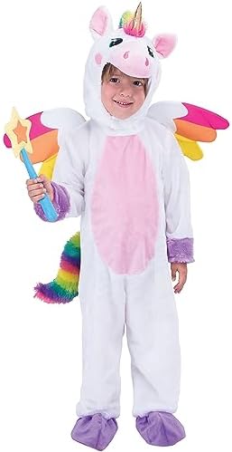 Spooktacular Creations Halloween Unicorn Costume Toddler, Unicorn Costume Girls with Wings and Star Wand for Dress up Party