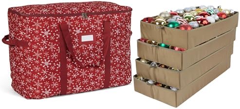 Covermates Adjustable Ornament Storage Bag, 25.5" W x 13" D x 18.5" H