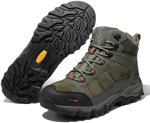 NORTIV 8 Men's Waterproof Lightweight Hiking Boots