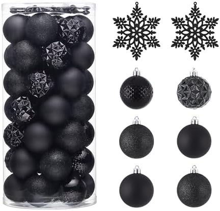 Valery Madelyn 50ct Christmas Tree Decorations Ball Ornaments 2.36 Inches