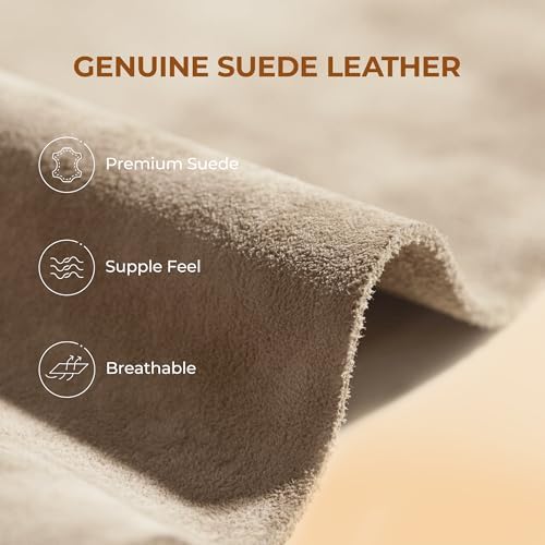 DREAM PAIRS Women's Genuine Suede Winter Mini Snow Boots