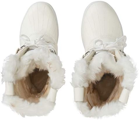 POLAR Womens Snow Boot Nylon Tall Winter Fur Lined Snow Warm Waterproof Rain Boot