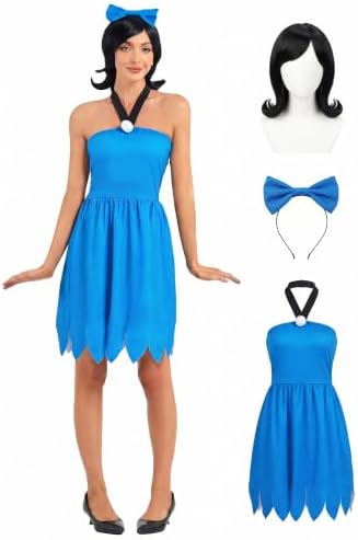 3 PCS Cavewoman & Caveman Halloween Costume Set for Couples