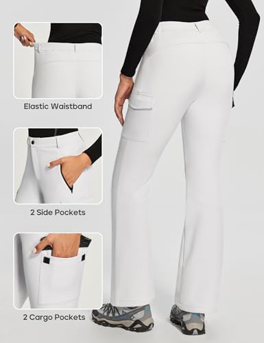 Snow Ski Pants Women Softshell Insulated Fleece Lined Pants Women