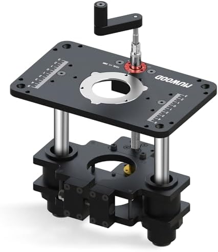 Router Lift, Precision Router Table Lift System, Durable Router Table Insert Plate, Router Lifts for Woodworking
