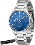 Stylish Stainless Steel Men's Watches with Functional Chronograph Subdials