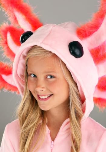 Adorable Axolotl Costume for Kids | Sea Creature Jumpsuit | Halloween or Animal Themed Party Outfit