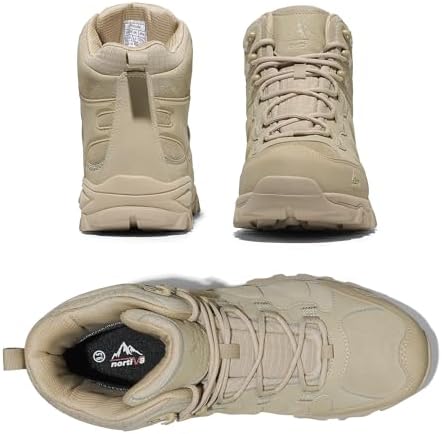 NORTIV 8 Men's Waterproof Lightweight Hiking Boots