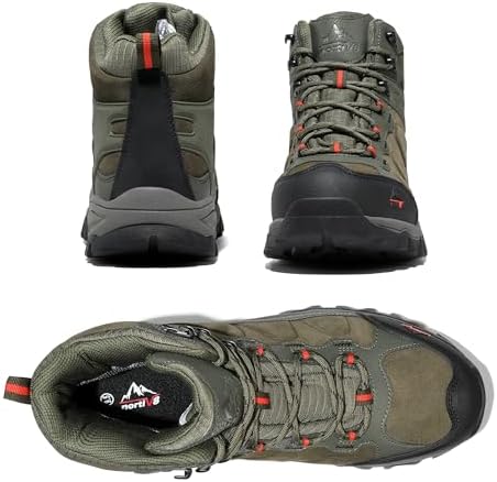 NORTIV 8 Men's Waterproof Lightweight Hiking Boots