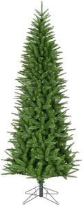 Fraser Hill Farm 7.5-Ft Winter Falls Slim Christmas Tree with Stand