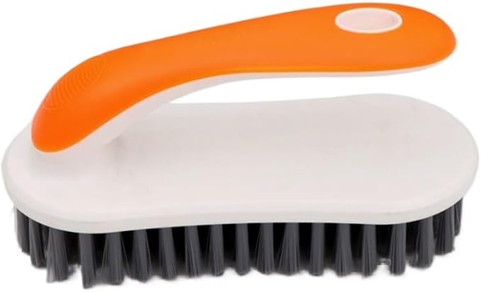 Household Shoe Brush Multi Purpose Cleaning Home Soft Bristled(Orange)