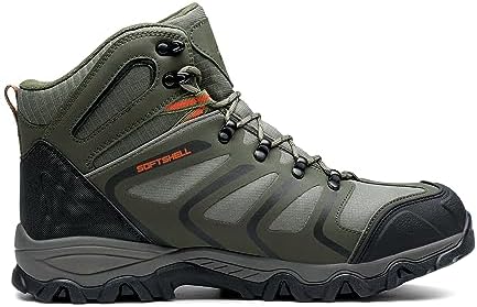 NORTIV 8 Men's Ankle High Waterproof Hiking Boots