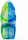 2 Person Snow Sled, Heavy Duty Plastic Toboggan with Handles, 48 Inch