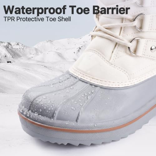 FREE SOLDIER Women's Winter Snow Boots Waterproof Shell