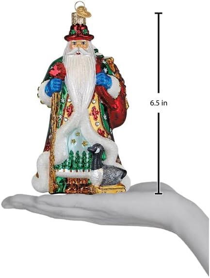 Old World Christmas Canadian Santa Tree Ornament
