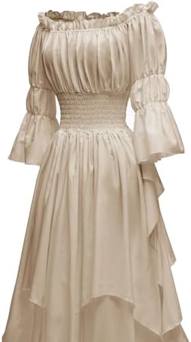 Women's Gothic Witch Dress Medieval Renaissance Costume Victorian Dress