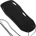 Snow Sled for Kids with 16.5ft Pull Rope & Handle - Cold-Resistant Plastic Toboggan Sled for Winter Downhill Fun - Stackable Lightweight Sled for Adults Outdoor Snow Play(25/36/48in)