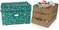 Covermates Adjustable Ornament Storage Box, 19.25" W x 13" D x 12.5" H