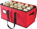 Sattiyrch Christmas Ornament Storage Box,Box Contributes Slots for 54 Holiday Ornaments 4 Inches