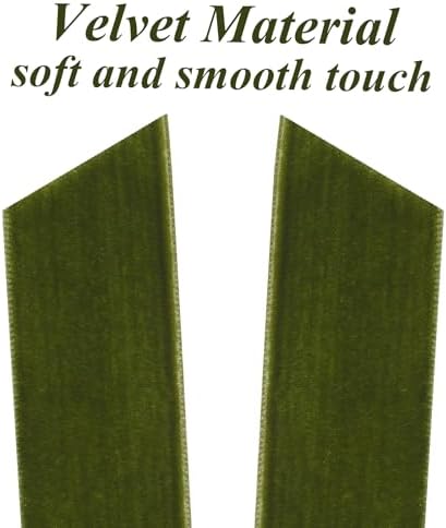12Pcs Green Velvet Ribbon Bows Christmas Tree Decorations,5in x 10in St Patricks Day Ornaments for Tree Home Party Front Door Wreath Garland Holiday Decor