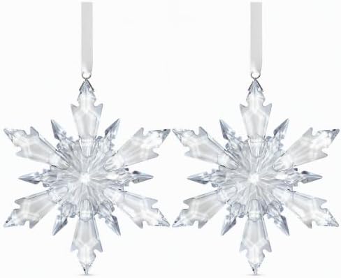 2026 Crystal Snowflake Ornament 2-Pack