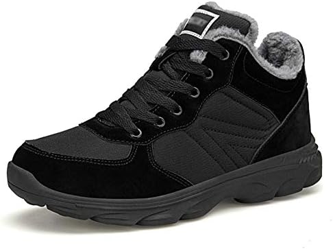 UPSOLO Mens Winter Trekking Snow Boots Water Resistant Shoes Anti-Slip Fully Fur Lined Casual Lightweight Hiking Boot