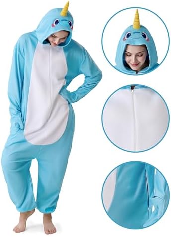 Spooktacular Creations Halloween Dalmatian Dragon Cow Costume, Animal Costume Hooded Jumpsuit for Halloween Cosplay Party