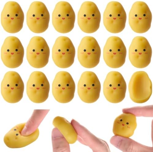 Thenshop 20 Pcs Potato Soft Stress Fidgets Gift
