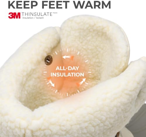 DREAM PAIRS Women's Mid Calf Winter Snow Boots