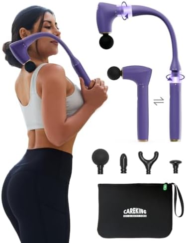 2-in-1 Detachable Muscle Massage Gun Deep Tissue with Extension Handle