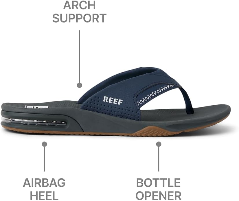 REEF Men's Fanning Bottle Opener Flip Flops