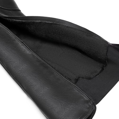DREAM PAIRS Women's Faux Fur-Lined Knee High Winter Boots Fall Tall Boots