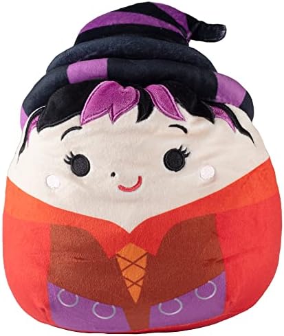 Squishmallows 8-Inch Hocus Pocus Set - Sanderson Sisters Witches - Official Jazwares Disney Plush - Collectible Soft & Squishy Stuffed Animal Toy - Add to Your Squad - Gift for Kids, Girls & Boys