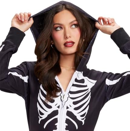 Tipsy Elves Women's Halloween Costume - Hooded Long Sleeve Dress