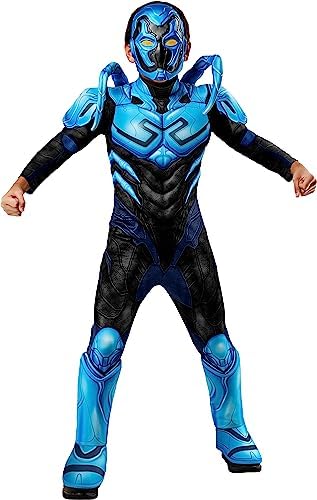 Rubies DC Blue Beetle: Blue Beetle Costume for Kids, Boy's Small