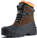 FREE SOLDIER Men's Waterproof Fleece Winter Snow Boots