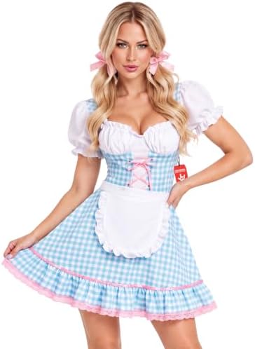 Morph Little Bo Peep Costume Women, Milkmaid Costume Women