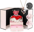 ADDWel Preserved Real Rose Gift Box with I Love You in 100 Languages