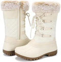 STQ Womens Winter Snow Boots, Waterproof Insulated Mid-Calf Duck Boots