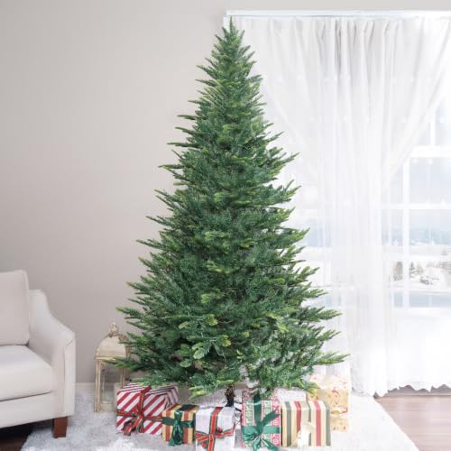 Naomi Home 6.5 ft Nordic Pre-Lit Christmas Tree, 500 Warm Lights