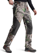 FREE SOLDIER Men's Fleece Lined Pants Softshell Snow Ski Pants