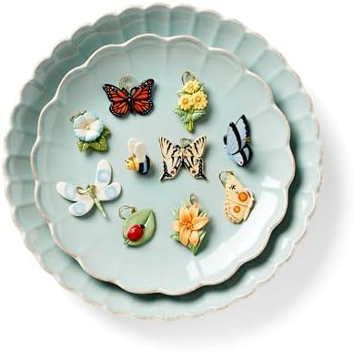 Lenox Butterfly Meadow 10-Piece Mini Hanging Ornament Set