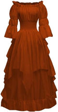 Women's Gothic Witch Dress Medieval Renaissance Costume Victorian Dress